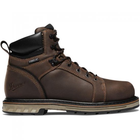 Danner Men's Boots Steel Yard 6" Brown Hot - Click Image to Close