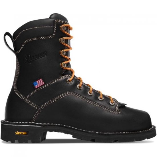 Danner Men's Boots Quarry USA Black - Click Image to Close