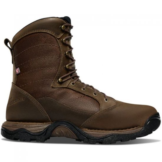 Danner Men's Boots Pronghorn 8" Brown All-Leather 400G - Click Image to Close