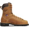 Danner Men's Boots Quarry USA Distressed Brown Insulated 400G