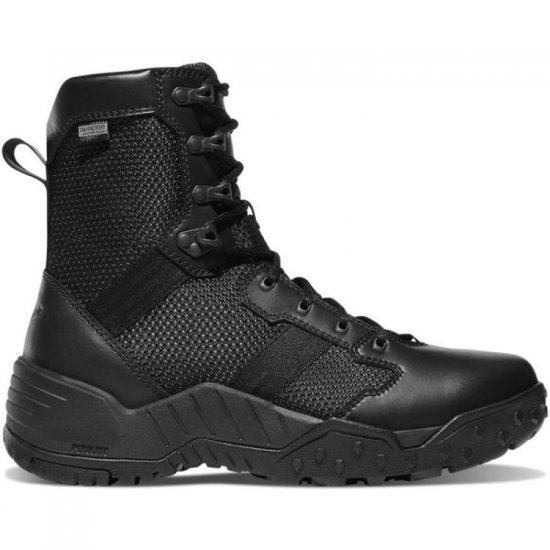 Danner Men's Boots Scorch Side-Zip Black - Danner Dry 8" - Click Image to Close