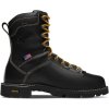 Danner Men's Boots Quarry USA Black Alloy Toe/MET Guard