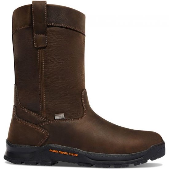 Danner Men's Boots Crafter Wellington 11" Brown Composite Toe (NMT) - Click Image to Close
