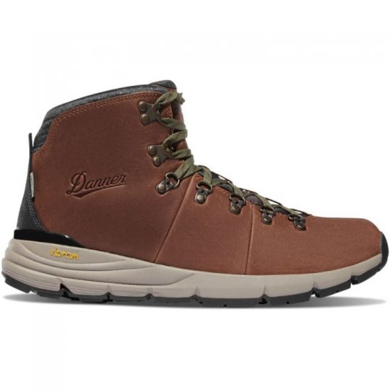 Danner Men's Boots Mountain 600 4.5" Walnut/Green - Click Image to Close