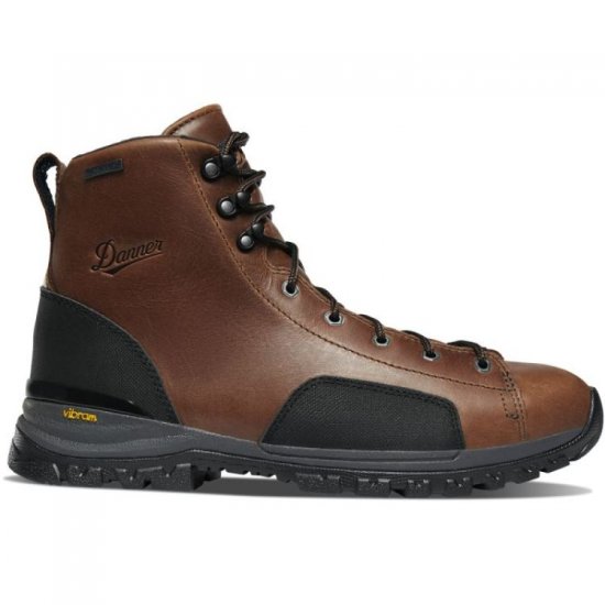 Danner Men's Boots Stronghold 6" Dark Brown Composite Toe (NMT) - Click Image to Close