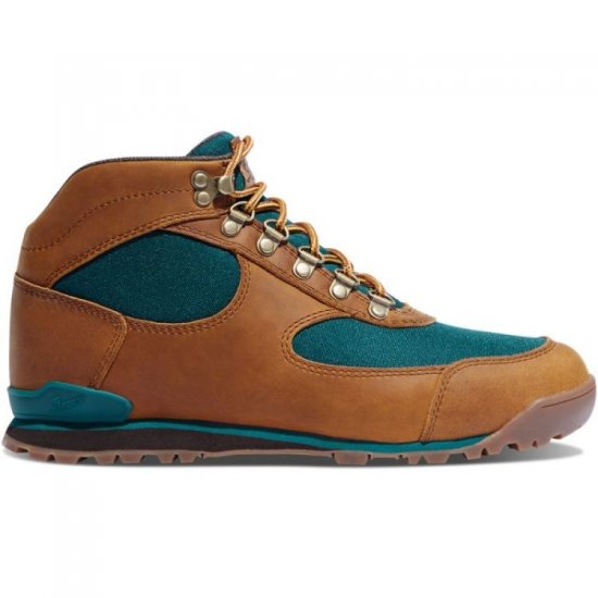 Danner Women's Boots Jag Distressed Brown/Deep Teal - Click Image to Close