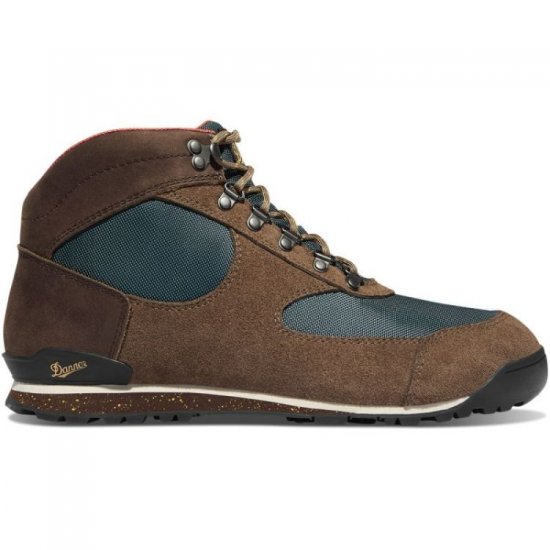 Danner Men's Boots Jag Dry Weather Brown/Goblin Blue - Click Image to Close
